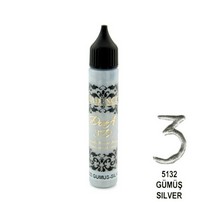 3d Dora Boncuk Boya 5132 Gümüş 25ml