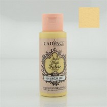 Cadence Style Matt Kumaş Boya F-604 Vanilya Sarı 59 Ml