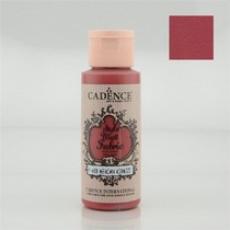 Cadence Style Matt Kumaş Boya F-608 Mercan Kırmızı 59 Ml