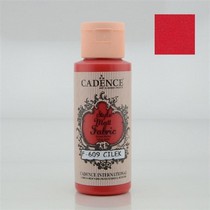 Cadence Style Matt Kumaş Boya F-609 Çilek 59 Ml