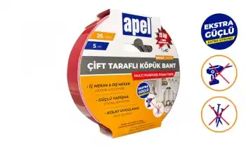 APEL Çift Taraflı Köpük Bant 25 MM 5 MT