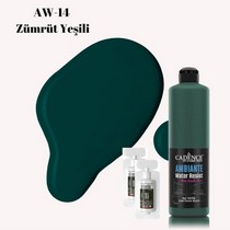 Ambiante Suya Dayanıklı Boya - AW-14 Zümrüt Fayans Boyası 500 ML