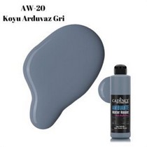 Ambiante Suya Dayanıklı Boya - AW-20 Koyu Arduvaz Gri Fayans Boyası 250 ML