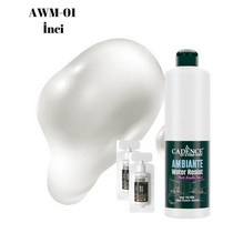 Ambiante Suya Dayanıklı Boya Metalik- AWM-01 İnci Fayans Boyası 500 ML