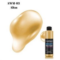 Ambiante Suya Dayanıklı Boya Metalik- AWM-03 Altın Fayans Boyası 250 ML