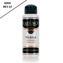 Cadence Premium Akrilik Boya 0001 Beyaz 120 Ml