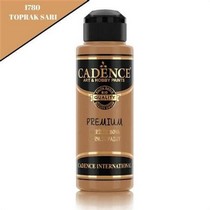 Cadence Premium Akrilik Boya 1780 Toprak Sarı 120 Ml