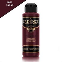 Cadence Premium Akrilik Boya 2002 Şarap 120 Ml