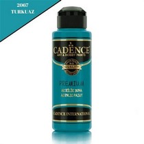 Cadence Premium Akrilik Boya 2067 Turkuaz 120 Ml