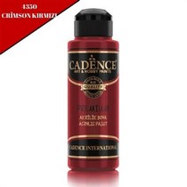 Cadence Premium Akrilik Boya 4350 Crımson K. 120 Ml