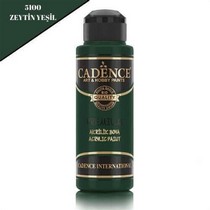 Cadence Premium Akrilik Boya 5100 Zeytin Yeşili 120 Ml