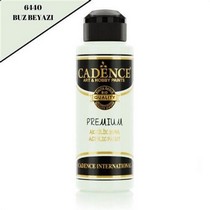 Cadence Premium Akrilik Boya 6440 Buz Beyazı 120 Ml