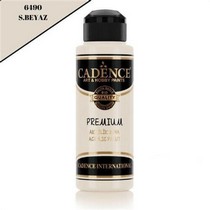 Cadence Premium Akrilik Boya 6490 Sıcak Beyaz 120 Ml