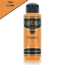 Cadence Premium Akrilik Boya 7360 G. Sarı 120 Ml