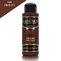 Cadence Premium Akrilik Boya 7585 Çikolata 120 Ml