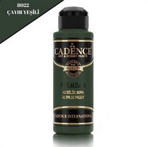 Cadence Premium Akrilik Boya 8022 Çayır Yeşili 120 Ml