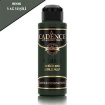 Cadence Premium Akrilik Boya 9006 Yağ Yeşili 120 Ml