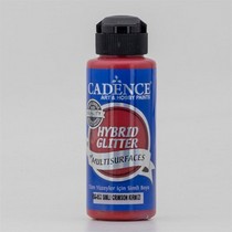 HSG053 Crimson Kırmızı Gümüş Simli Multisurface Boya 120 ML
