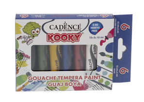 Kooky 6'lı Guaj Boya Seti - Cadence Guaj Boya Seti