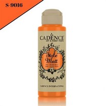 Style Mat Akrilik Boya S-9016 Turuncu 120ml