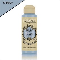 Style Mat Akrilik Boya S-9027 A. Çelik Mavi 120ml