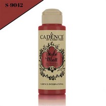 Style Mat Akrilik Boya S-9042 Mercan Kırmızı 120ml